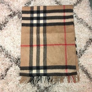 Burberry Classic Check Cashmere Scarf